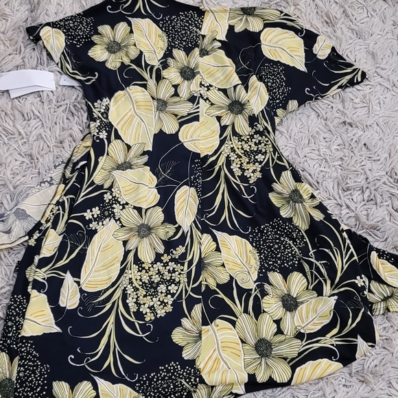 Robbie Bee Signature Petite Floral Print Sarong Dr - Picture 2 of 7